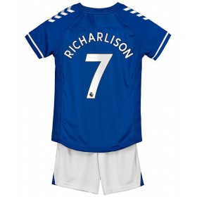 Fußballtrikots Everton Richarlison 7 Kinder 2020-2021 Kurzarm Heimtrikotsatz kaufen